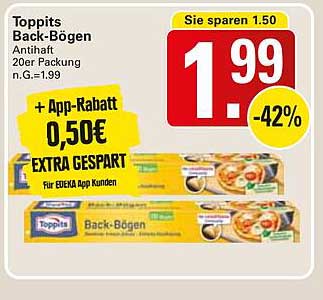 Toppits Back-Bögen Antih Haft 20er Packung