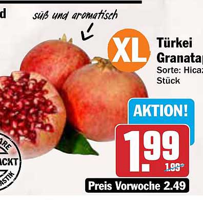 Türkei Granatapfel XL - süß und aromatisch