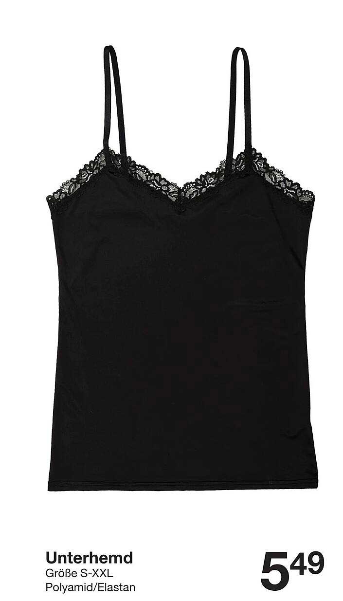 Unterhemd Größe S-XXL Polyamid/Elastan