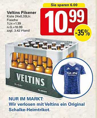 Veltins Pilsener Kiste 24x0,33Ltr.