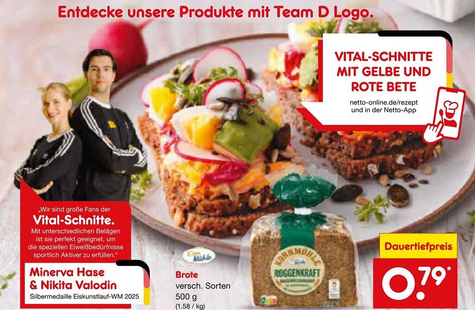 Vital-Schnitte mit gelber und roter Bete