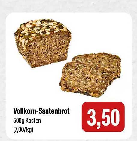 Vollkorn-Saatenbrot 500g Kasten