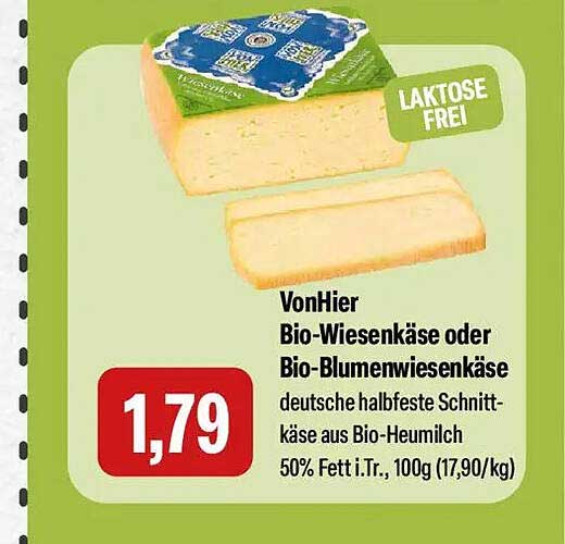 VonHier Bio-Wiesenkäse oder Bio-Blumenwiesenkäse