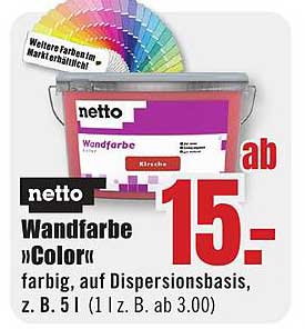Wandfarbe "Color" von netto