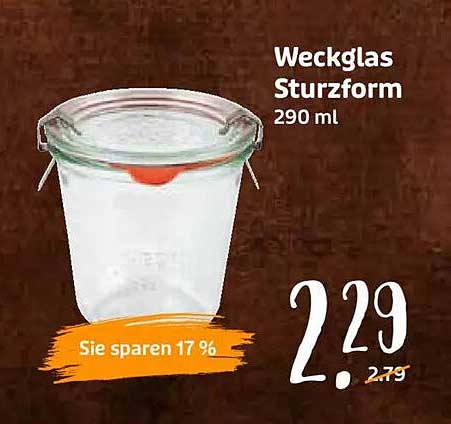 Weckglas Sturzform 290 ml