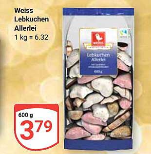 Weiss Lebkuchen Allerlei 600 g