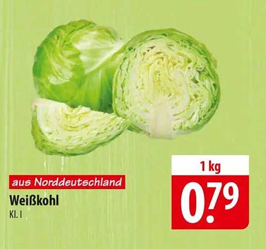Weißkohl aus Norddeutschland - Kl. I