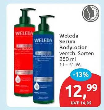 Weleda Serum Bodylotion verschiedene Sorten 250 ml