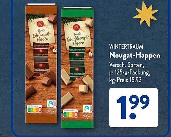 WINTERTRAUM Nougat-Happen