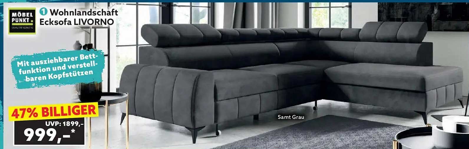 Wohlandschaft Ecksofa LIVORNO