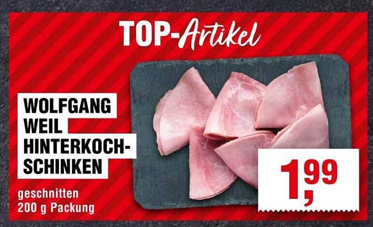 Wolfgang Weil Hinterkochschinken 200 g Packung