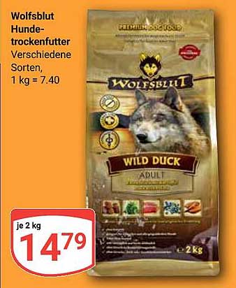 Wolfsblut Hundefutter Wild Duck 2 kg