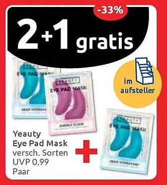 Yeauty Eye Pad Mask - 2+1 gratis