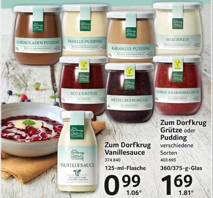 Zum Dorfkrug Vanillesauce 125 ml Flasche