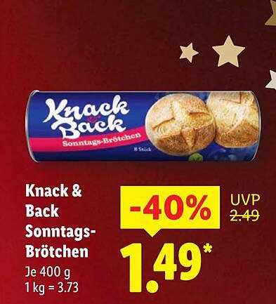 Knack & Back Sonntags-Brötchen