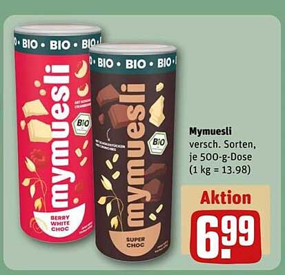MyMuesli – Bio-Müsli in verschiedenen Sorten