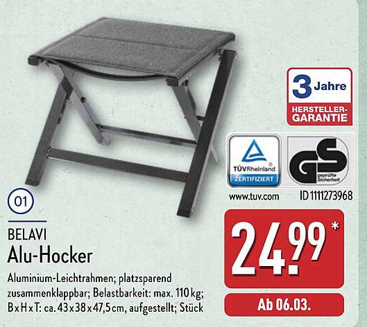 Verwunderlich Aldi Hocker Angebot Bildernull