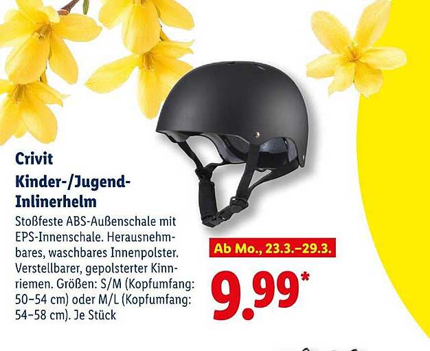 Crivit Kinder-/Jugend-Inlinerhelm