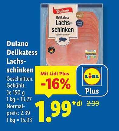 Dulano Delikatess Lachsschinken