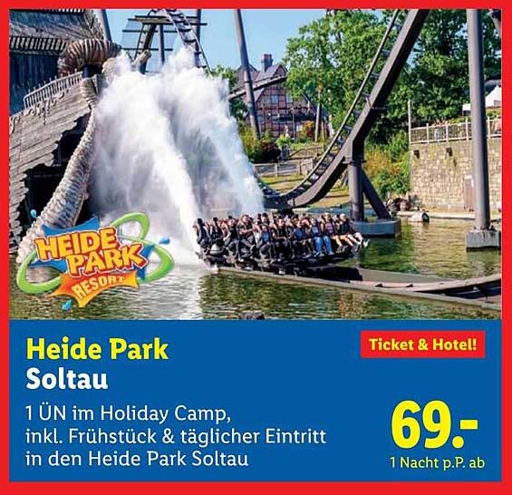 Heide Park Soltau 1 ÜN im Holiday Camp, inkl. Frühstück & täglicher Eintritt in den Heide Park Soltau