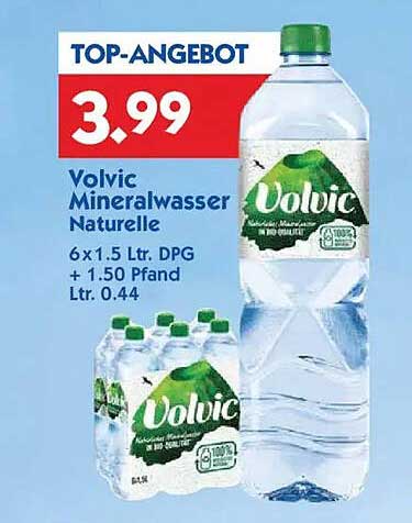 Volvic Mineralwasser Naturelle