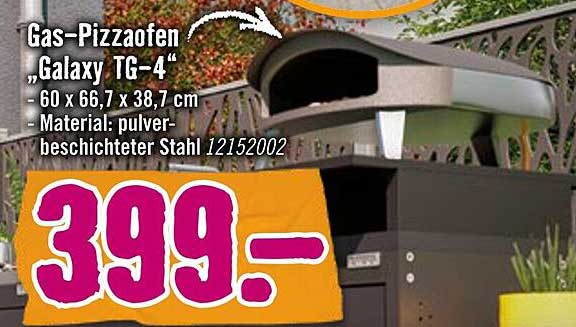 Gas-Pizzaofen „Galaxy TG-4“
