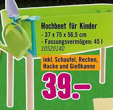 Hochbeet für Kinder