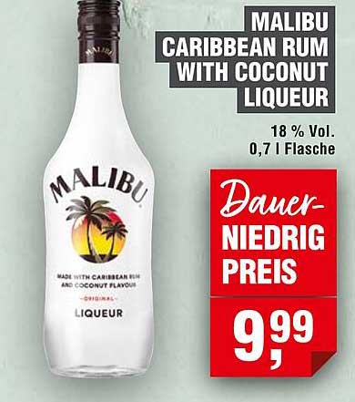 MALIBU CARIBBEAN RUM WITH COCONUT LIQUEUR