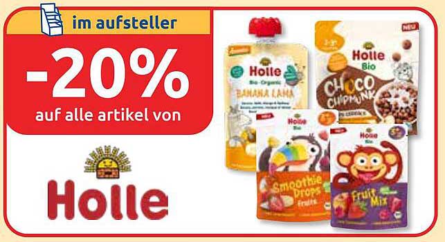 -20% auf alle Artikel von Holle