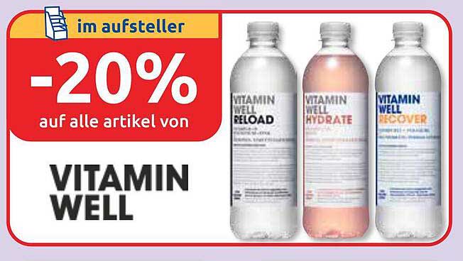 20% Rabatt auf alle Artikel von Vitamin Well