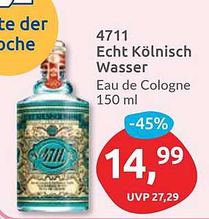 4711 Echt Kölnisch Wasser Eau de Cologne 150 ml