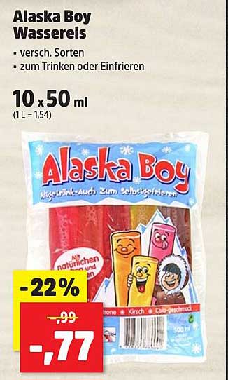 Alaska Boy Wassereis