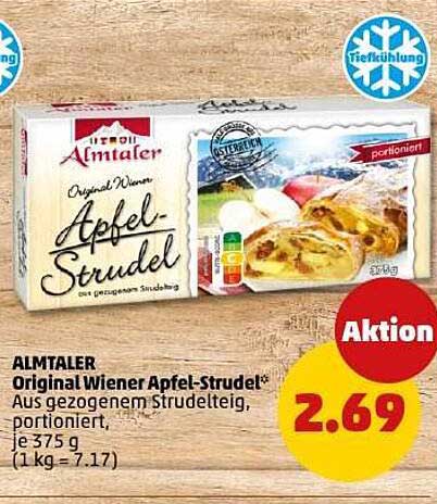 ALMTALER Original Wiener Apfel-Strudel 375 g