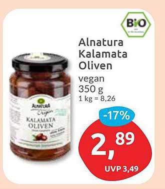 Alnatura Kalamata Oliven 350 g - vegan
