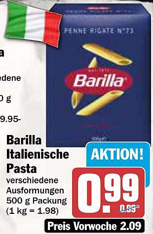 Barilla Italienische Pasta 500 g
