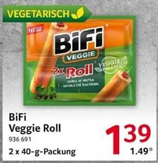 BiFi Veggie Roll 2 x 40-g-Packung