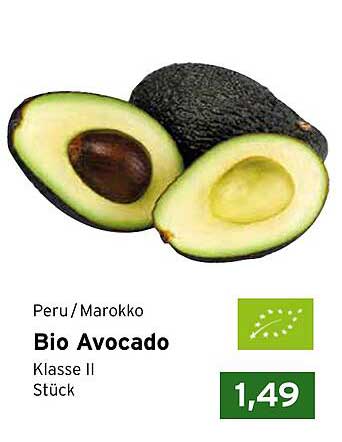 Bio Avocado Klasse II Stück