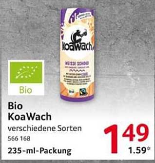 Bio KoaWach - Verschiedene Sorten 235-ml-Packung