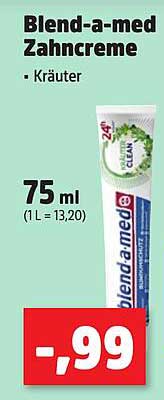 Blend-a-med Zahnpasta Kräuter 75 ml