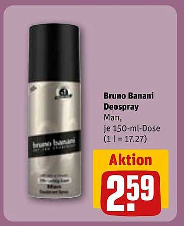 Bruno Banani Deospray Man, je 150-ml-Dose
