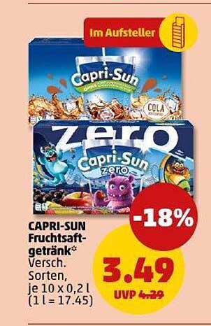 CAPRI-SUN Fruchtsaftgetränk - Verschiedene Sorten