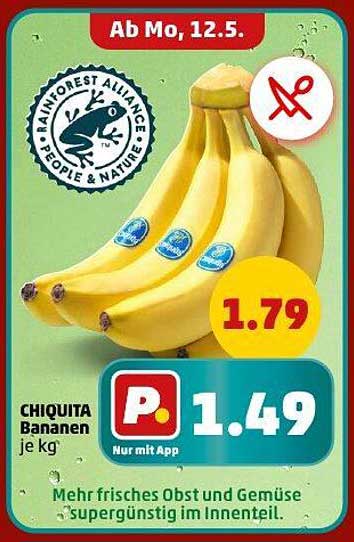 Chiquita Bananen je kg