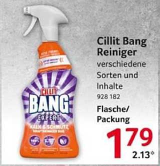 Cillit Bang Reiniger – verschiedene Sorten und Inhalte