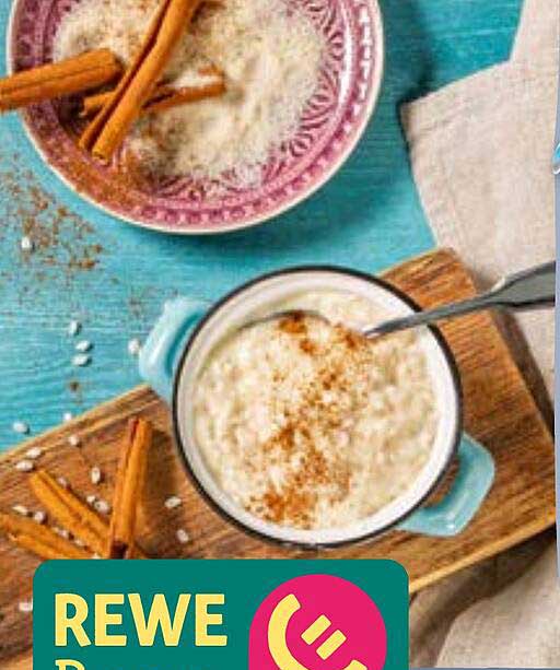 Cremiger Milchreis mit Zimt und Zucker