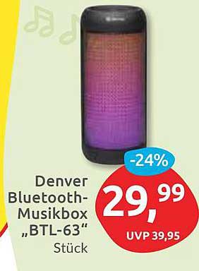 Denver Bluetooth-Musikbox „BTL-63“