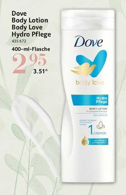 Dove Body Lotion Body Love Hydro Pflege 400 ml
