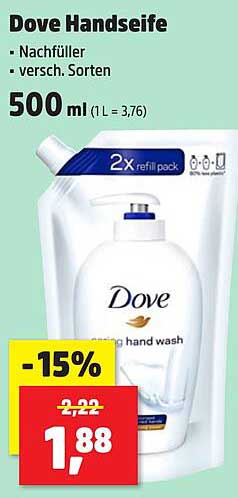 Dove Handseife Nachfüller 500 ml - verschiedenste Sorten