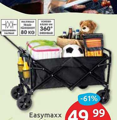 Easymaxx Faltwagen - der ideale Begleiter für jeden Ausflug