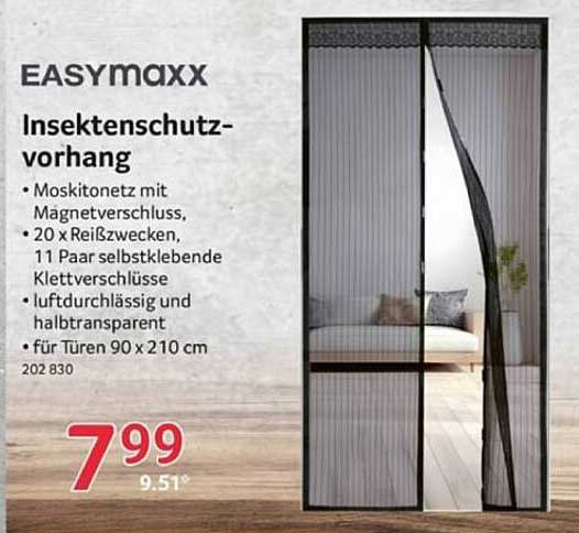 EASYmaxx Insektenschutzvorhang