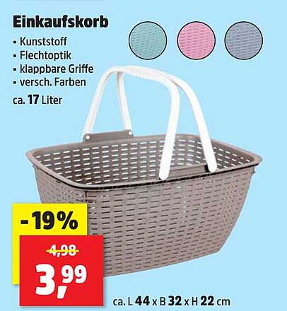 Einkaufskorb - vielseitig und praktisch
